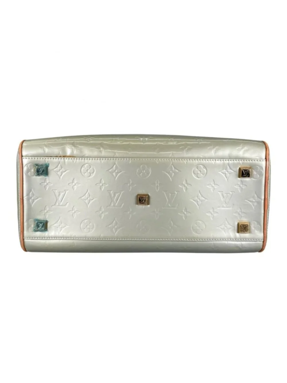 Louis Vuitton Tompkins Square Handbag Monogram Vernis Green